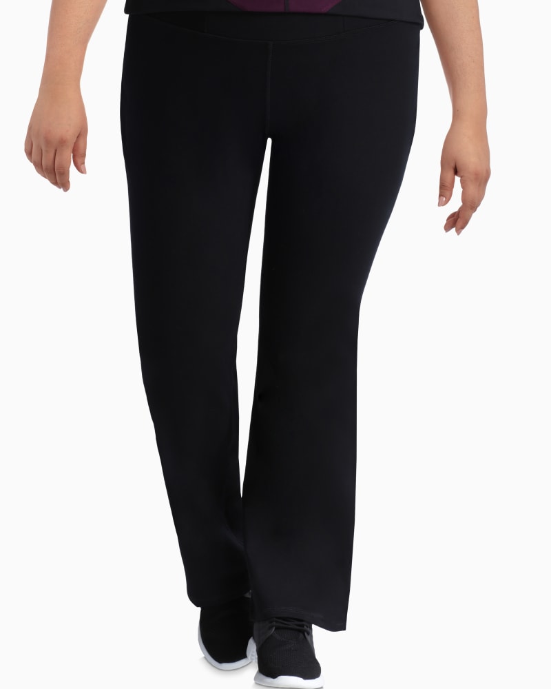 Front of plus size Petite Delancey Performance Yoga Pant by Marribee | Dia&Co | dia_product_style_image_id:117405